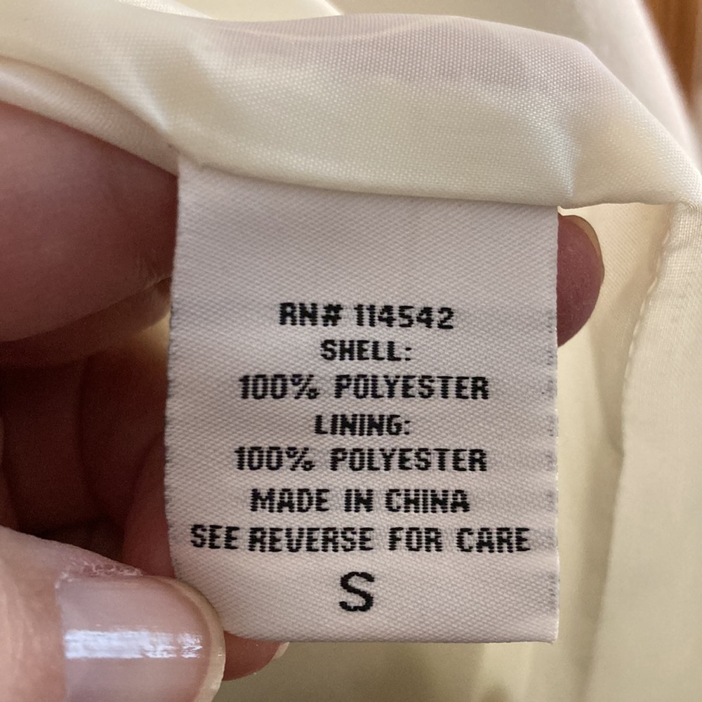 JouJou small white wrap coat - Picture 5 of 6